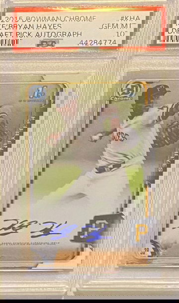 2015 Bowman Chrome Ke'Bryan Hayes Auto PSA 10 Kebryan Ke Bryan 