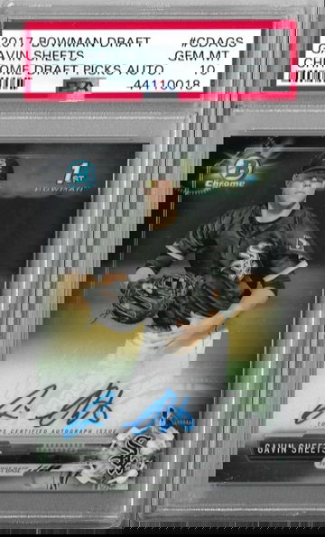 2017 Bowman Chrome Auto Gavin Sheets 1st Bowman