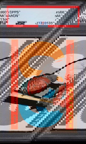 1960 Topps All Star Hank Aaron #566 PSA 7