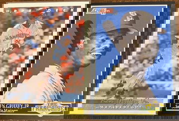 Ken Griffey Jr 1991 Score The Franchise & 1993 Upper Deck