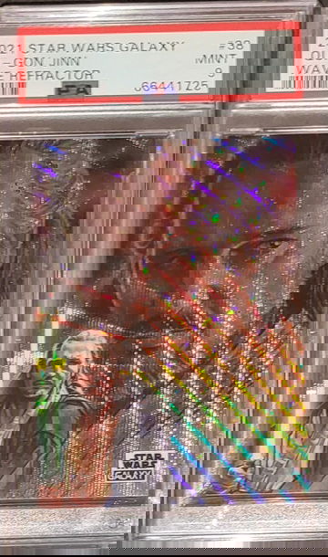 2021 Topps Star Wars Galaxy "Qui-Gon Jinn" PSA 9 