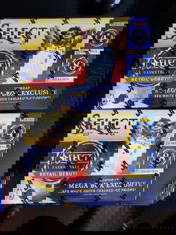 (2) 2021 Panini Select NBA Mega Box boxes