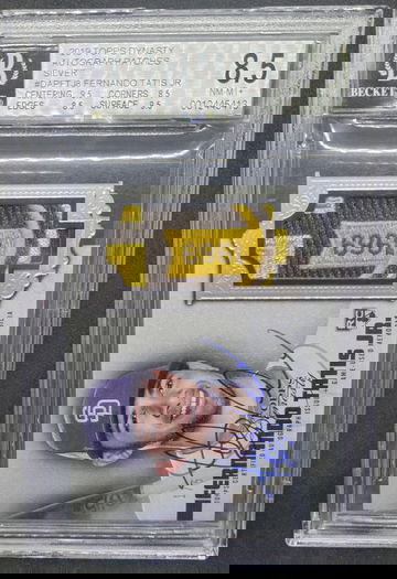 2019 Topps Dynasty Fernando Tatis Logo Patch Auto RC 1/5 BGS 8.5 10 Rookie