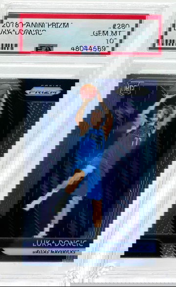 2018 PANINI PRIZM LUKA DONCIC ROOKIE CARD RC #280 DALLAS GEM MINT PSA 10