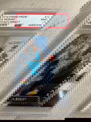 2019-20 Ja Morant RC PSA 9 Instant Impact PRIZM #12