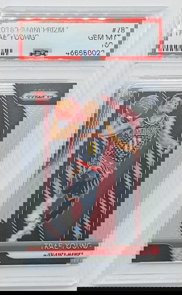 Trae Young Prizm Base Rookie Card 46658002