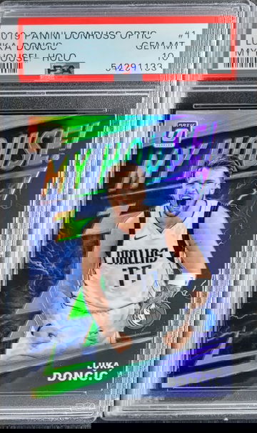 2019 Panini Donruss Optic Luka Doncic My House! Holo #1 PSA 10