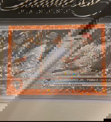 2022 Topps Ohtani / Guerrero / Perez RARE #/299 Orange Ice Home Run Leaders