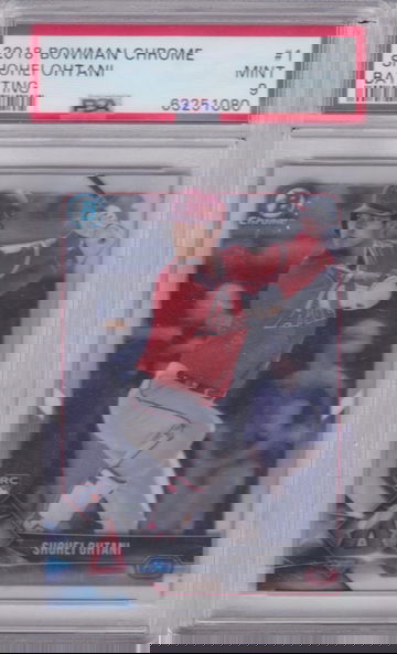 2018 Bowman Chrome Shohei Ohtani #1 Batting PSA 9 MINT