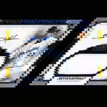 2024 Topps Tier One Trevor Hoffman Patch Auto Blue Brewers 08/49 #AT1JR-TH