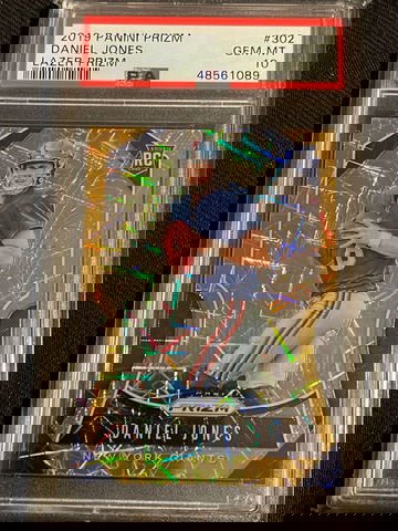 Daniel Jones 2019 Prizm Lazer PSA 10 RC 