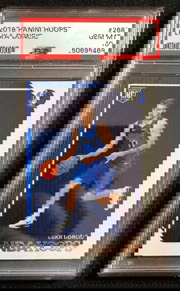 Luka Doncic 2018-19 Panini Hoops RC #268 Rookie PSA 10