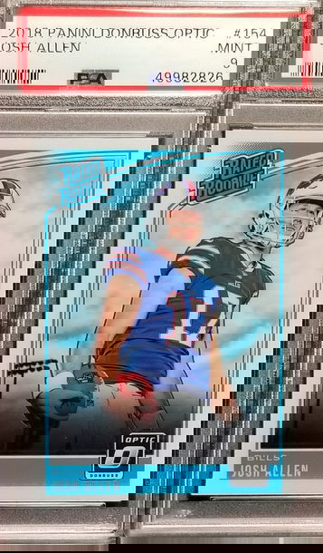 2018-19 Donruss Optic Josh Allen RC PSA 9