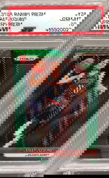 Trae Young 2018 Green Prizm #78