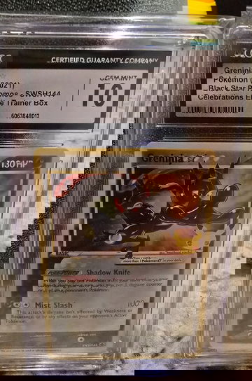 2021 Pokemon Greninja Black Star Promo CGC 10