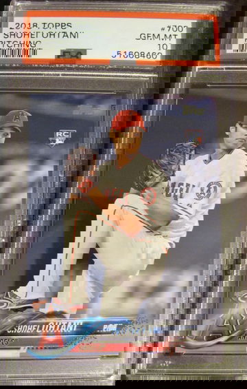 2018 Topps Series 2 Shohei Ohtani Pitching PSA 10 Gem-Mint