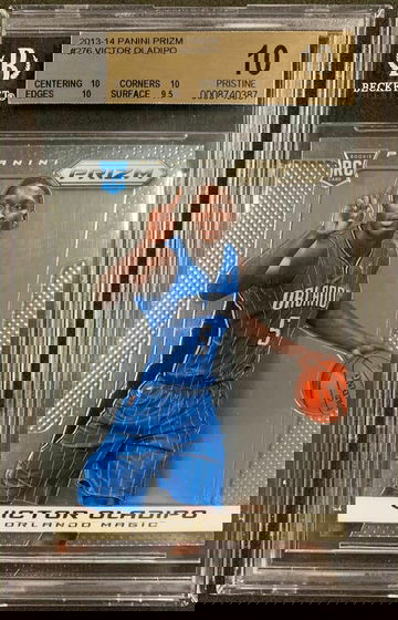 2013-14 Panini Prizm #276 Victor Oladipo Rookie RC BGS 10 PRISTINE POP 8 - DHL Express Air 5-6 Days with Tracking
