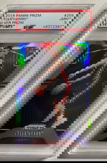 2019 Prizm Tyler Herro Silver Prizm PSA 9 Mint