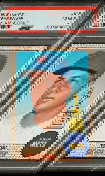 1968 Topps Tom Seaver All-Star Rookie PSA 4