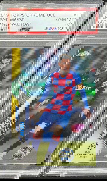 2019 Topps Chrome gold Lionel Messi /50 