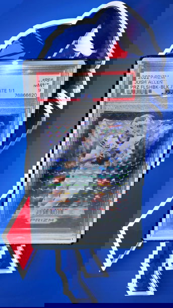 JOSH ALLEN PANINI PRIZM BLACK FINITE FLASHBACK 1/1