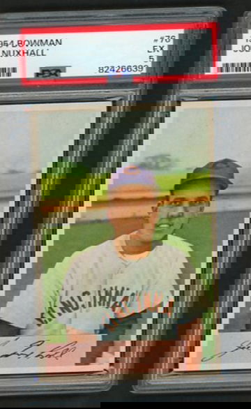 1954 Bowman Joe Nuxhall #76 PSA 5 [BL-3C.19]