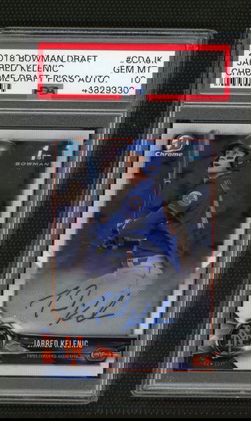 Jarred Kelenic 2018 Bowman Chrome Draft Picks Auto PSA 10