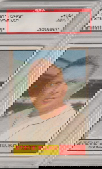 1961 Topps #174 Ray Semproch PSA 7 (Near Mint)