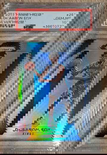 De'Aaron Fox 2017 Prizm Silver #24 PSA 10