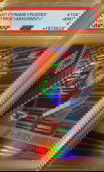 Patrick Mahomes 2017 Rookie Phoenix Red /299 PSA 9