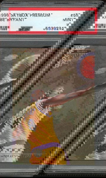 1996 Skybox Premium Kobe Bryant #55 RC Rookie PSA 9