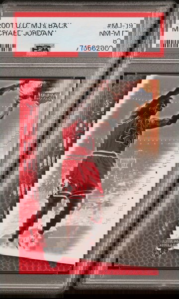 2001 U.D. MJ's Back Michael Jordan # MJ-19 PSA 8 NM-MT