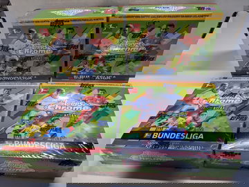 Lot of (4) 2020-21 Topps Chrome Match Attax Bundesliga Boxes SEALED