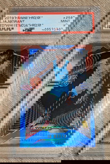 Ja Morant 2019 Prizm #249 Red White Blue PSA 9