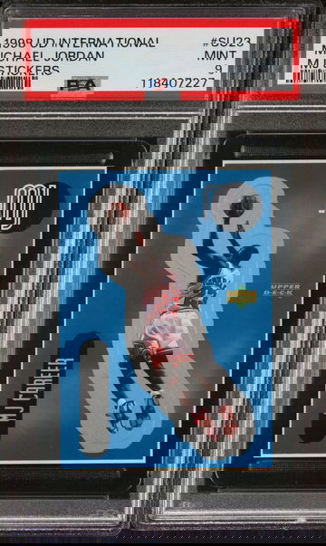 1998 Upper Deck MJ Sticker Collection Michael Jordan #SU23 PSA 9