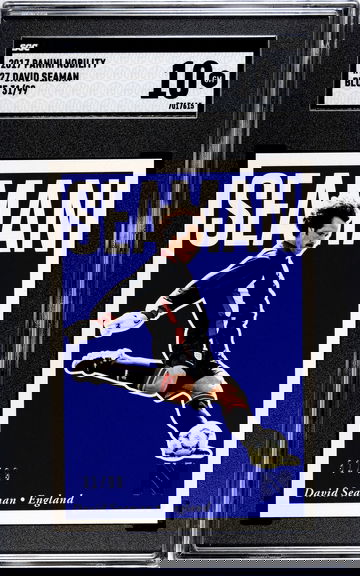 2017 Panini Nobility #27 David Seaman SGC 10 Gem Mint Blue 31/99 England