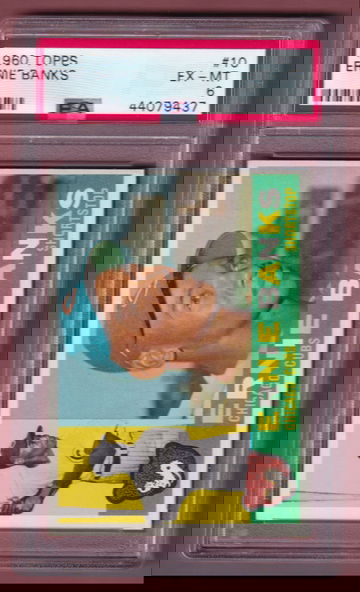 1960 Topps #10 Ernie Banks PSA 6