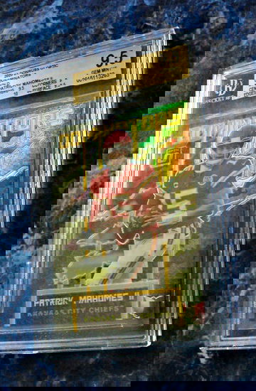 2020 Patrick Mahome Donruss Optic Dominators No. DM-PM1 Gold Foil Refractor #9/10 BGS 9.5 GEM MINT