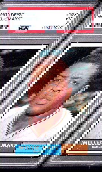 WILLIE MAYS 1961 Topps #150 PSA 5 EX