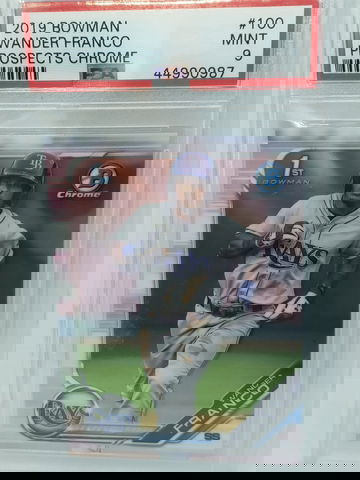 2019 bowman chrome wander franco psa 9