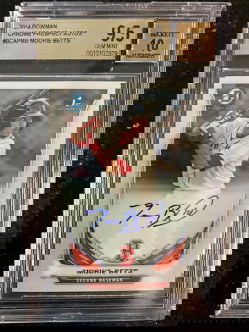 2014 Bowman Chrome Mookie Betts Auto