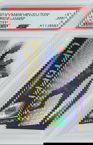 2019-20 Panini Revolution LeBron James Die-cut Liftoff! #2 Psa 9 Mint