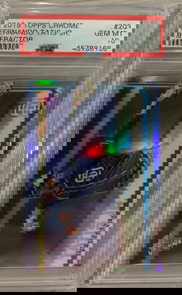 2019 Topps Chrome Fernando Tatis Jr  Refractor PSA 10