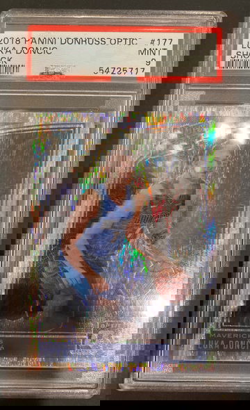 2018 Donruss Optic Shock PSA 9