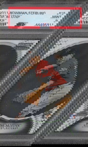 2011 Bowman Sterling Jose Altuve PSA 9