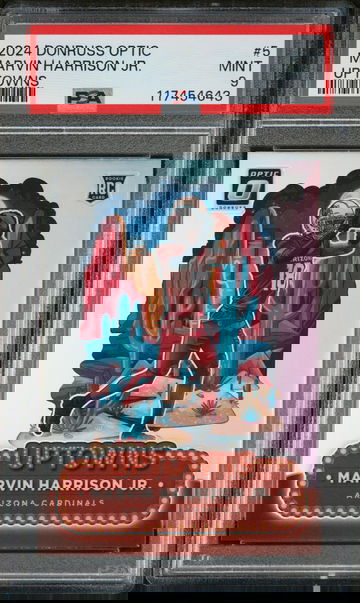 2024 Donruss Optic Uptowns Marvin Harrison Jr. #5 PSA 9