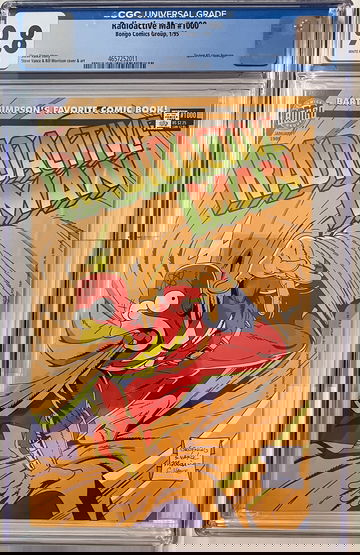 RADIOACTIVE MAN # 1000  BONGO COMICS GROUP 1995  CGC 9.8 WHITE PAGES