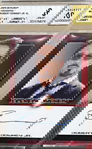 2008 Marvel Iron Man Robert Downey Jr. Autograph