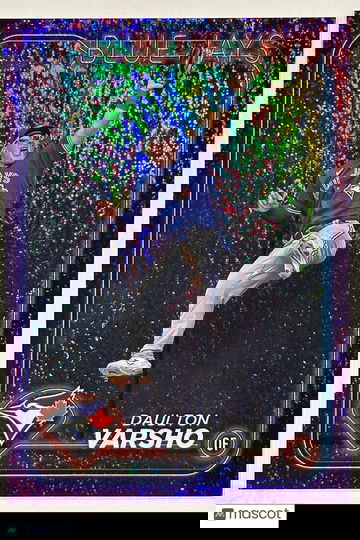 2024 Topps Series 1 DAULTON VARSHO Purple Holofoil FOIL Parallel Blue Jays #/799