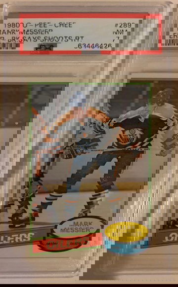 1980 O-Pee-Chee OPC Mark Messier Rookie RC PSA 7 NM